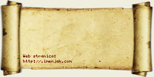 Jana Rajčić vizit kartica